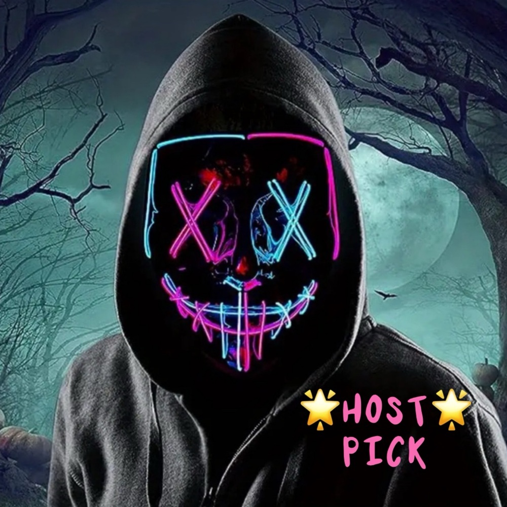 Mask, LED Dual Color Mask, Horror Mask, NEW, Prank your Friends, Viral V…